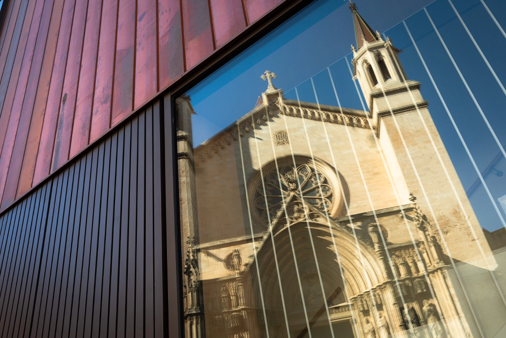 Facade du Musée Vinseum en Catalogne (Espagne)